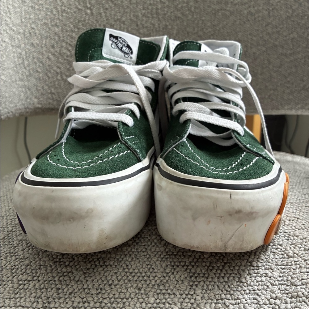 Vans Sk8-Hi Tapered Stackform OSF floral platform sneakers, size 5.5 - Picture 5 of 13